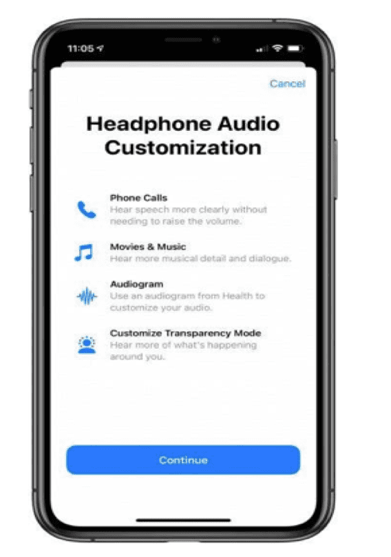 headphone audio customization
